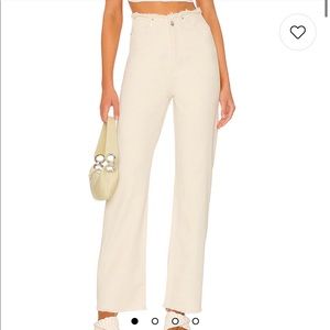 Frayed Straight Jean in Classic White
WeWoreWhat size 29